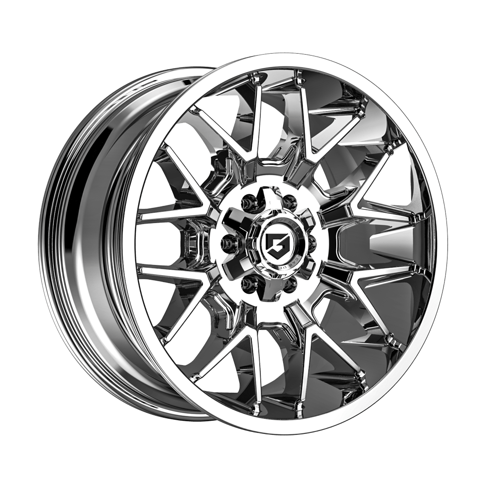 Gear Off Road 768C 20x9 Cast Aluminum Wheel with 6x135 & 6x5.50 Bolt Pattern, +0 Offset