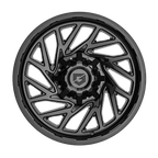 Gear Off Road 769B 17x9 Cast Aluminum Wheel with 8x6.50 and 8x170 Bolt Pattern, +18 Offset