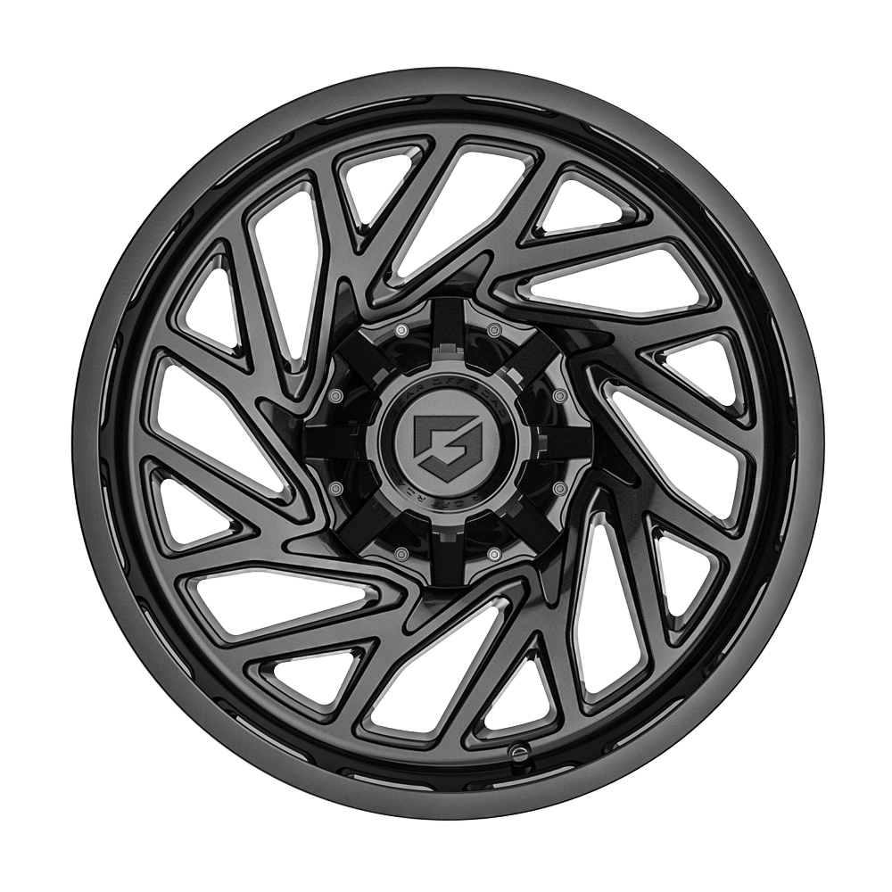 Gear Off Road 769B 18x9 Cast Aluminum Wheel with 8x180 Bolt Pattern and +18 Offset