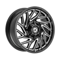 Gear Off Road 769BM 22x10 Cast Aluminum Wheel with 8x180 Bolt Pattern and -19 Offset