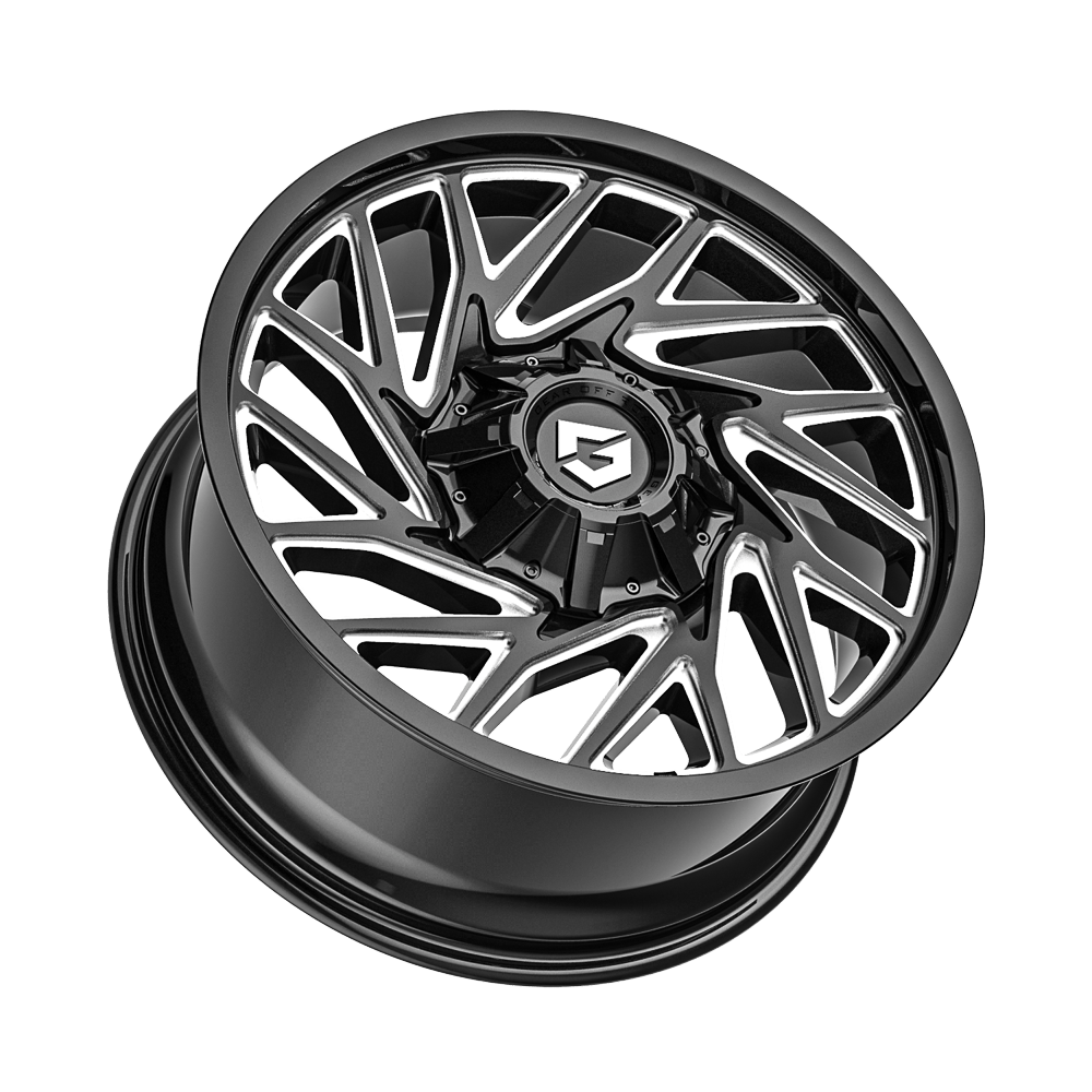 Gear Off Road 769BM 22x10 Cast Aluminum Wheel with 8x180 Bolt Pattern and -19 Offset