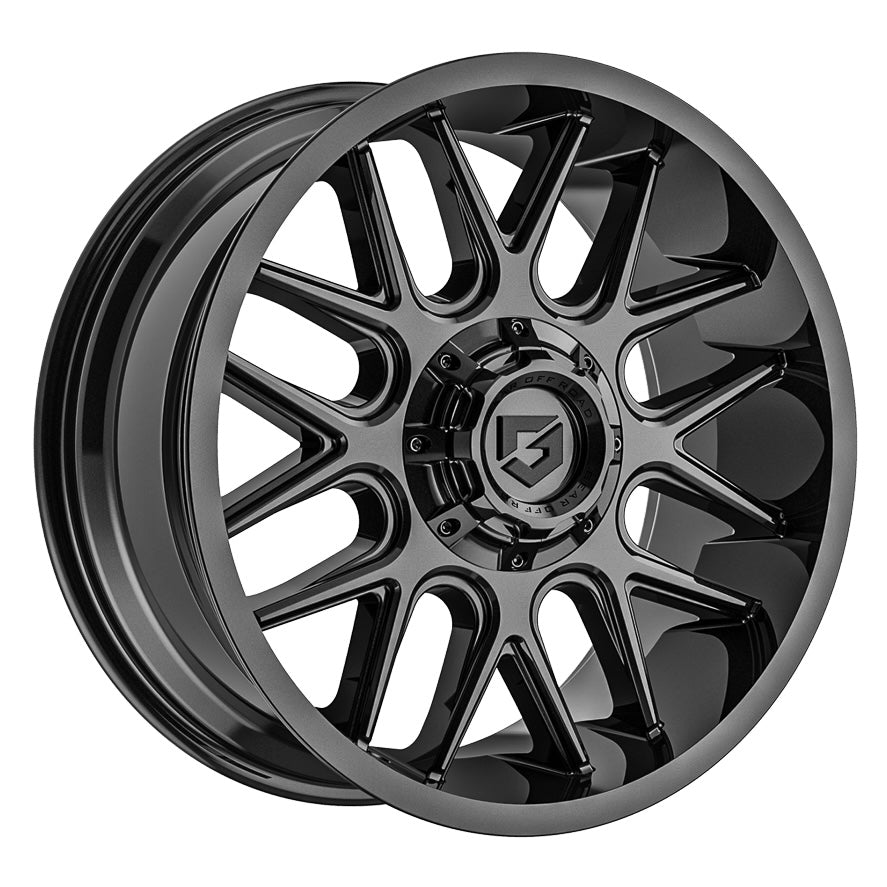 Gear Off Road 771B 18x9 Cast Aluminum Wheel - 8x170 Bolt Pattern +18 Offset