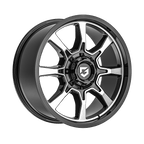 Gear Off Road 772MB 18x9 Cast Aluminum Wheel with 5x5.00 / 5x5.50 Bolt Pattern and +18 Offset
