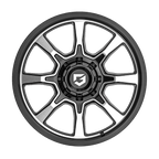 Gear Off Road 772MB 18x9 Cast Aluminum Wheel with 5x5.00 / 5x5.50 Bolt Pattern and +18 Offset