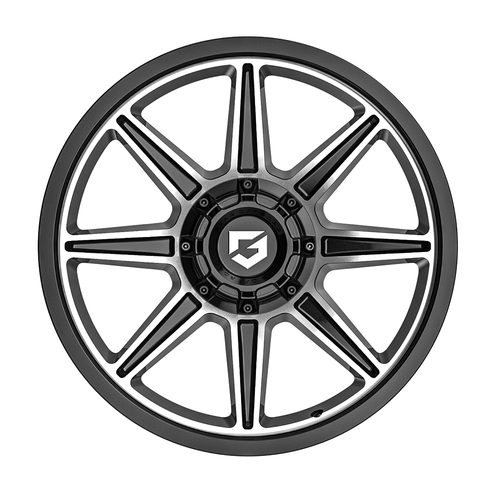 Gear Off Road 773MB  17x9 Cast Aluminum Wheel with 8x6.50 Bolt Pattern and +00 Offset