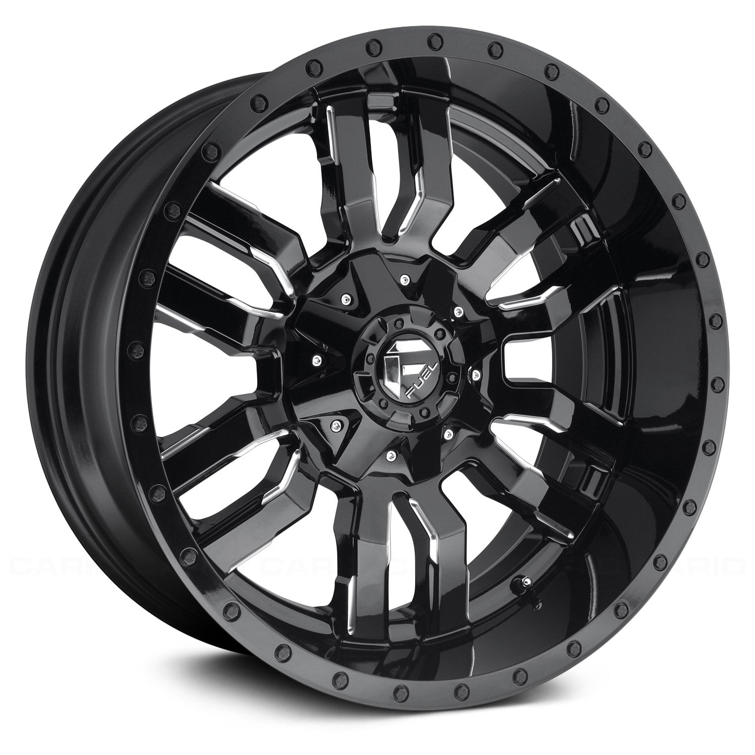 22X12 FUEL D595 SLEDGE 8X170 -44 Offset