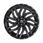 TIS 554BM OFF-ROAD WHEELS - 6X5.5(139.7) & 6X135 - GLOSS BLACK & MILLED