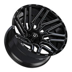 TIS 554BM OFF-ROAD WHEELS - 6X5.5(139.7) & 6X135 - GLOSS BLACK & MILLED