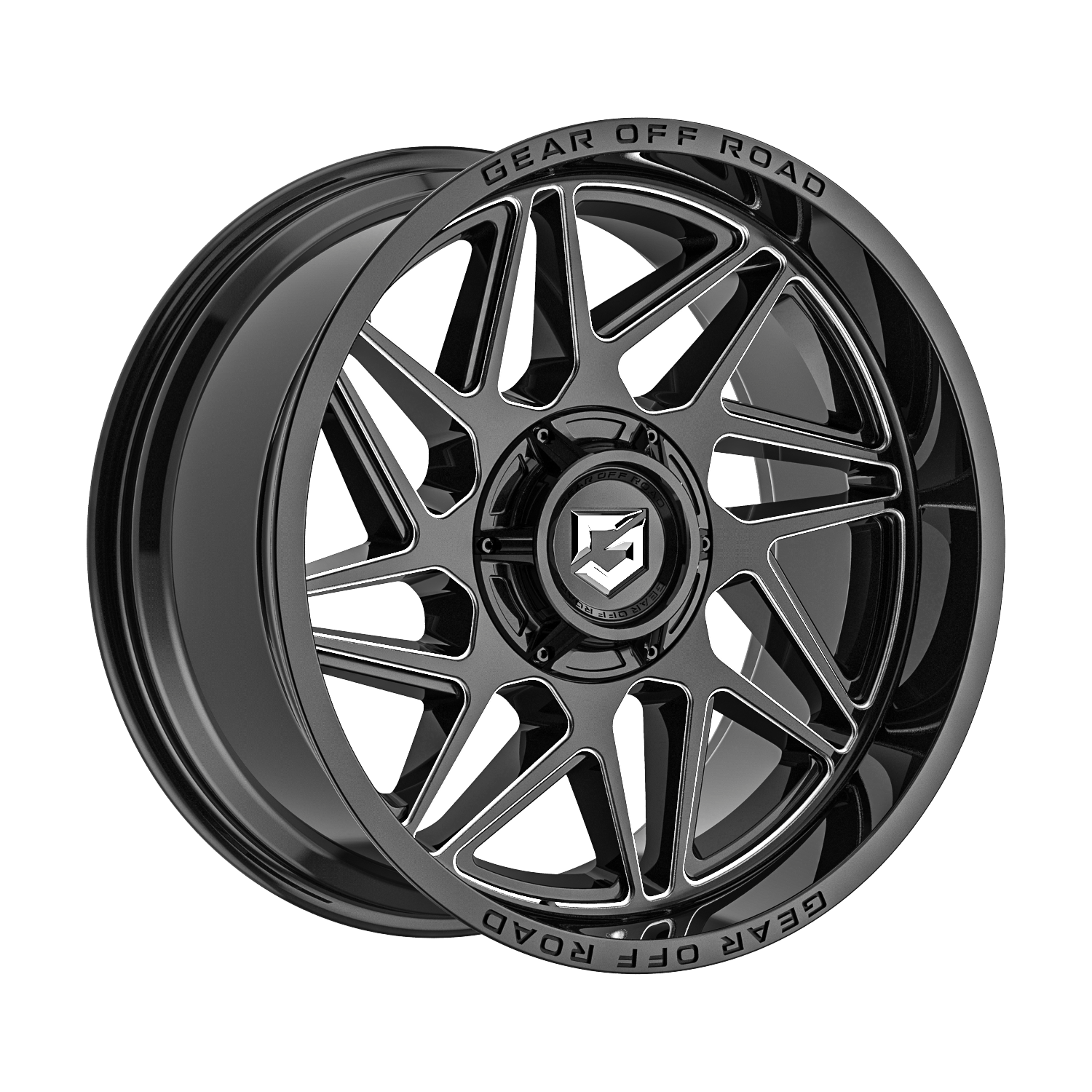 Gear Off Road 761BM Ratio 20x10 Cast Aluminum Wheel with 8x180 Bolt Pattern and -19 Offset