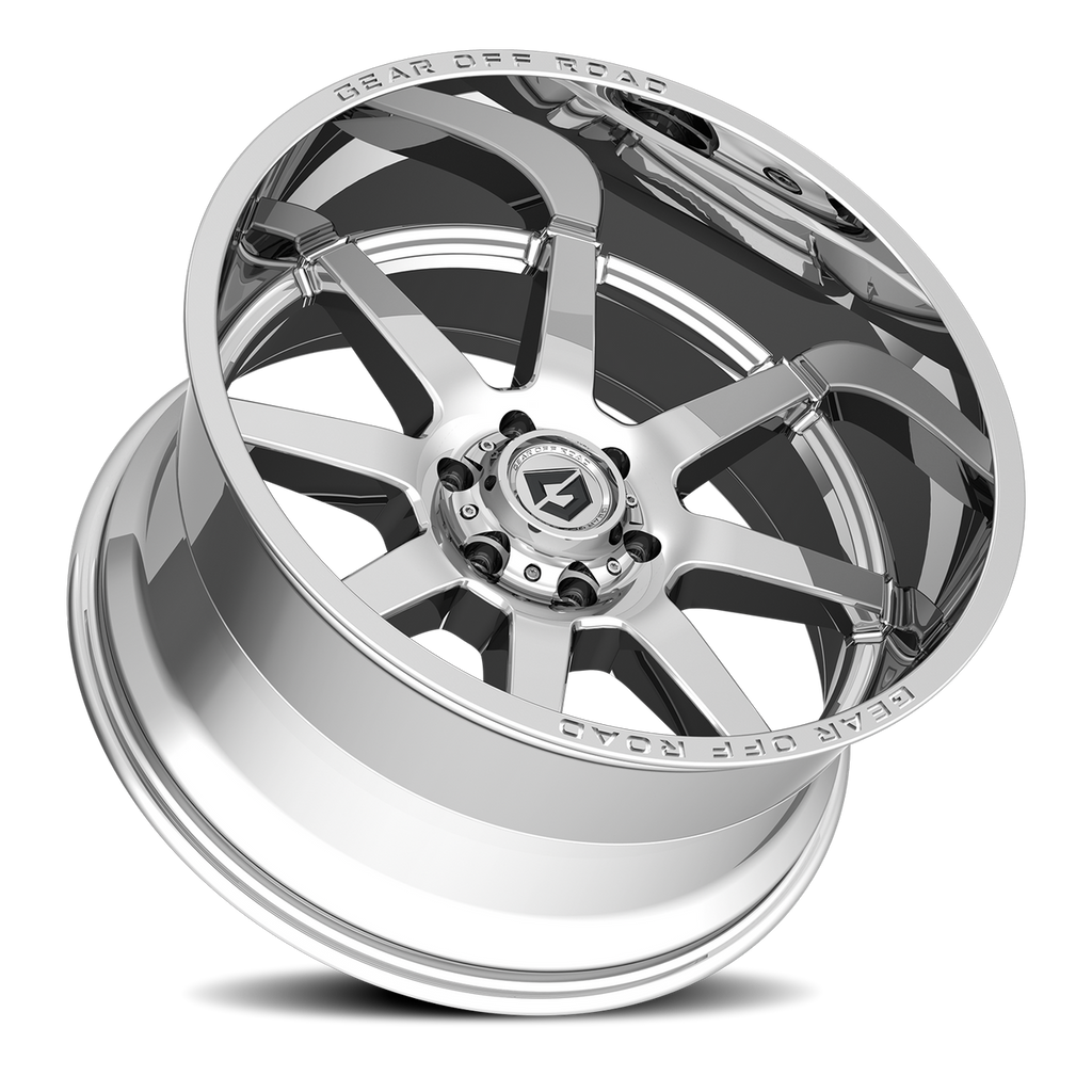 22X12 GEAR 762C PIVOT 8X6.5 -44 Offset - Set of 4