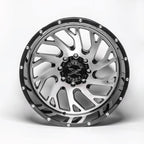 20X10 XTREME FORCE XF-8 WHEELS 6X5.5(139.7) -19 OFFSET - GLOSS BLACK & MACHINED FACE