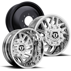 TIS 544C DUALLY WHEELS 8X200 - CHROME - SET OF 6