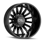 CALI OFF-ROAD SUMMIT 9110D DUALLY WHEELS 8X200 - GLOSS BLACK - SET OF 6