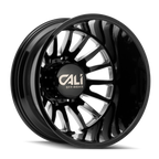 CALI OFF-ROAD SUMMIT 9110 DUALLY WHEELS 8X200 - GLOSS BLACK & MILED - SET OF 6
