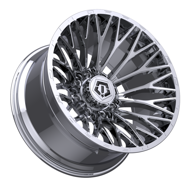 20X12 TIS OFF-ROAD 566C WHEELS 8X6.5 -44 OFFSET - CHROME