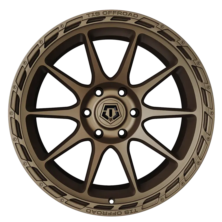 22X12 TIS 563BZ OFF-ROAD WHEELS - 8X6.5 WITH -44 OFFSET - SATIN BRONZE