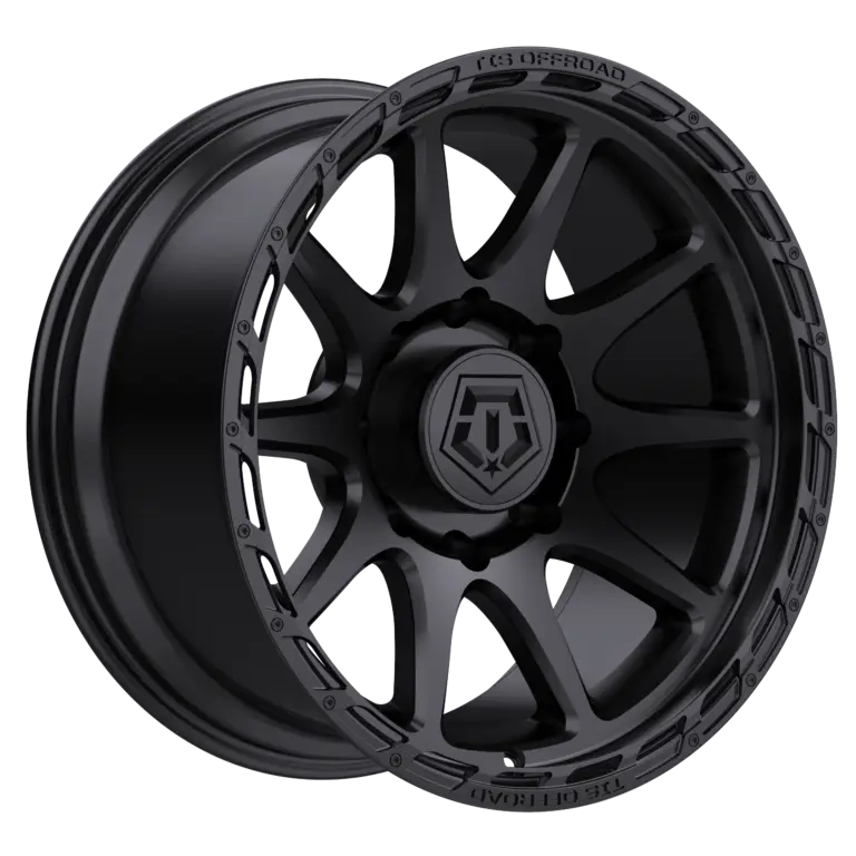 18X9 563B TIS OFF-ROAD WHEELS WITH 6X135, +0 OFFSET - SATIN BLACK