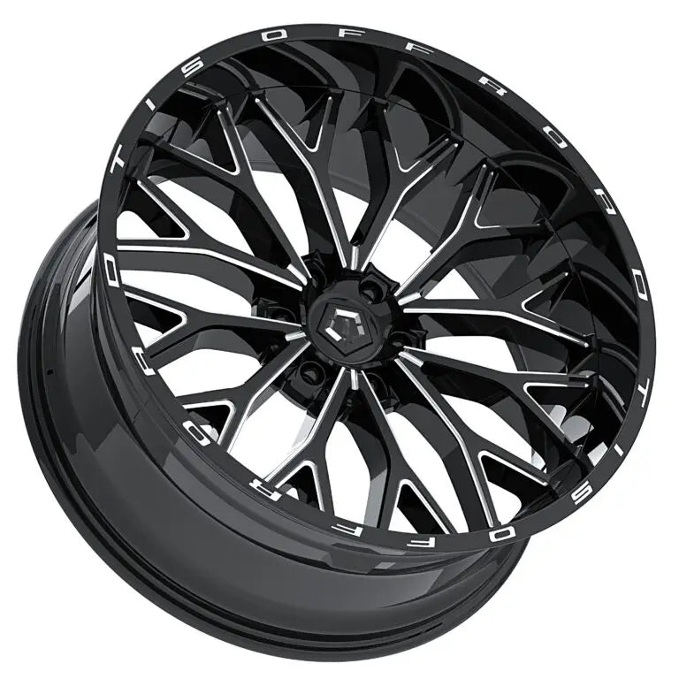 TIS OFF-ROAD 565BM WHEELS 6X135 - GLOSS BLACK & MILLED