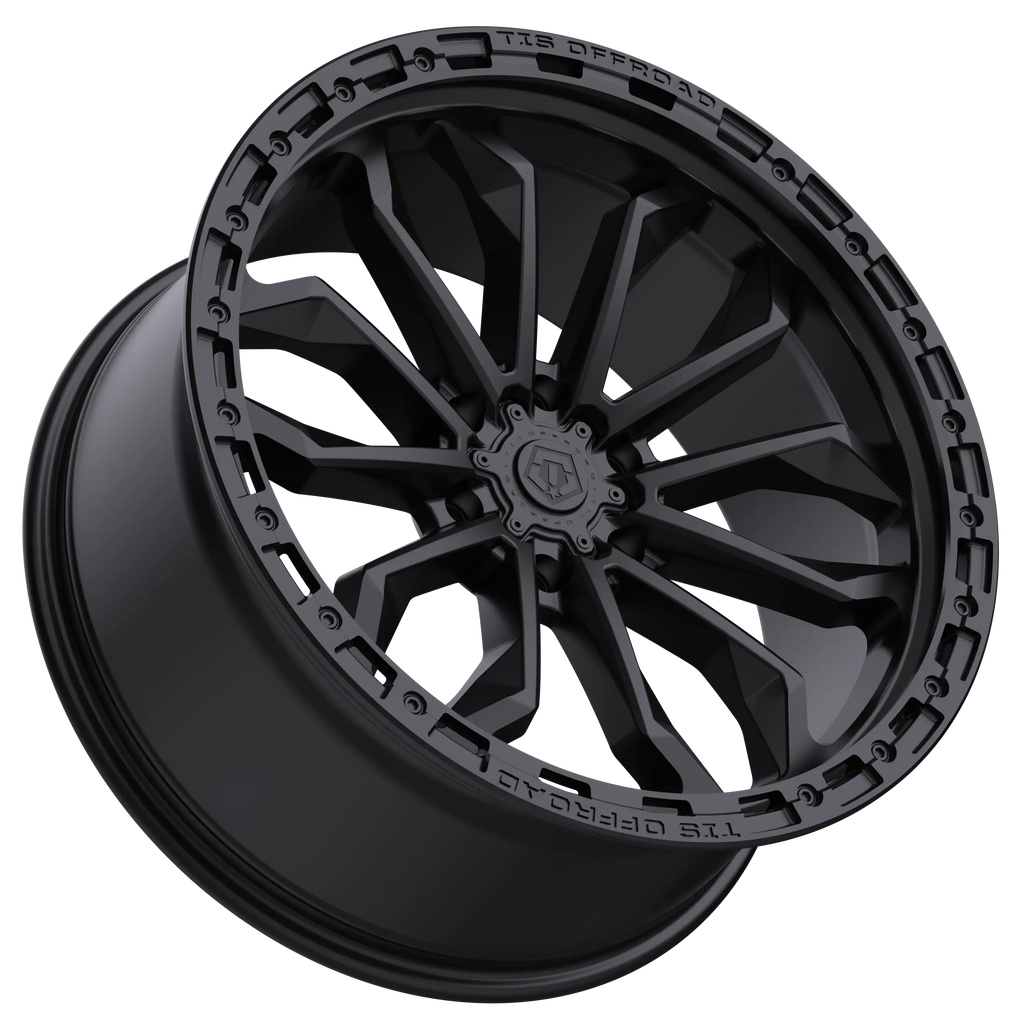 17X9 TIS 556SB OFF-ROAD WHEELS - 6X135 WITH -12 OFFSET - SATIN BLACK