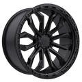 17X9 TIS 556SB OFF-ROAD WHEELS - 6X135 WITH -12 OFFSET - SATIN BLACK