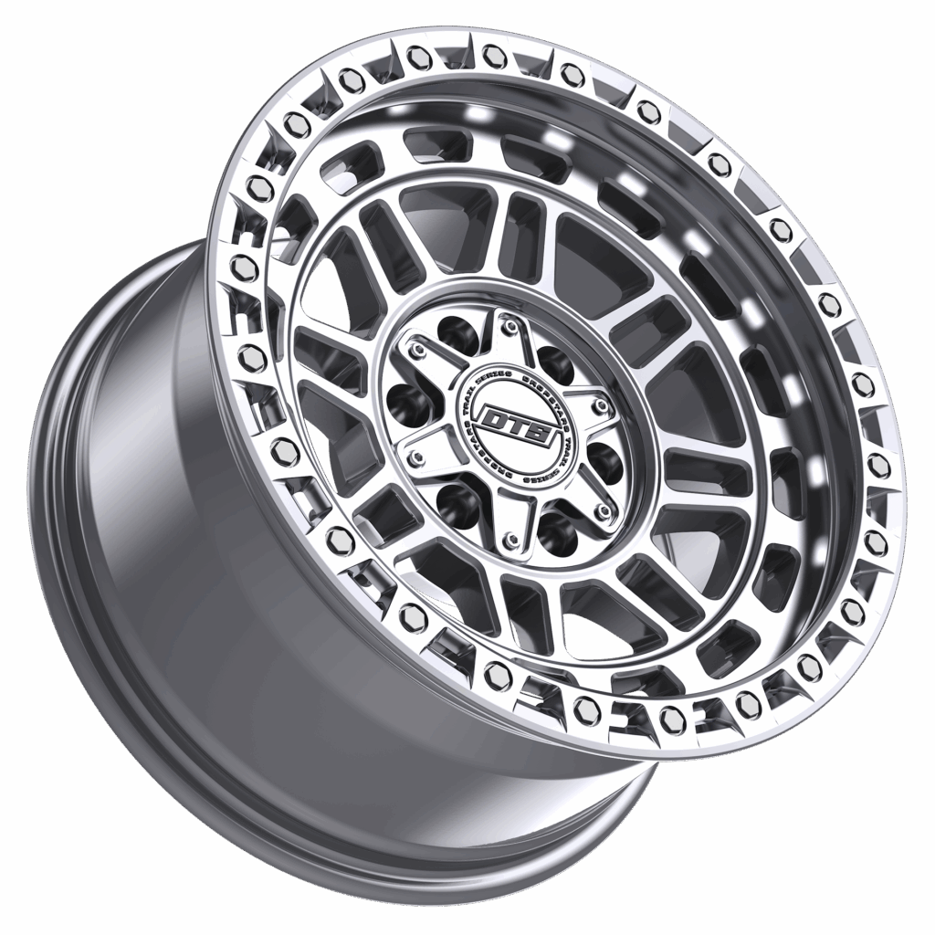 DROPSTAR TRAIL SERIES 603MS WHEELS 5X5.0(127) & 5X5.5(139.7) - MACHINED SILVER