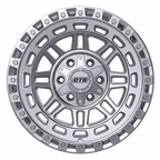 DROPSTAR TRAIL SERIES 603MS WHEELS 5X5.0(127) & 5X5.5(139.7) - MACHINED SILVER