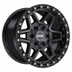 Dropstars Trail Series 602SB 18x9 Cast Aluminum Wheel with 5x5.00/5x5.50 Bolt Pattern and -12 Offset
