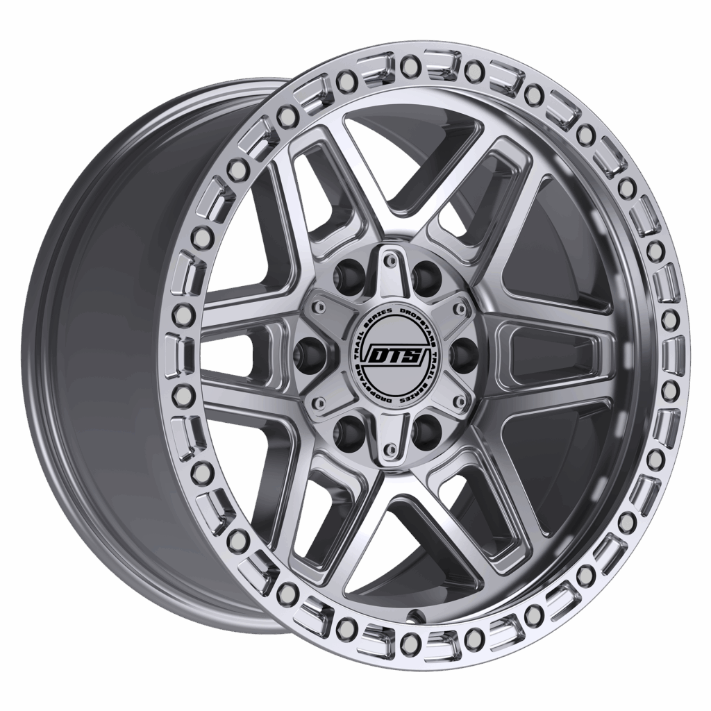 DROPSTAR TRAIL SERIES 602MS WHEELS 6X5.5(139.7) & 6X135 - MACHINED SILVER