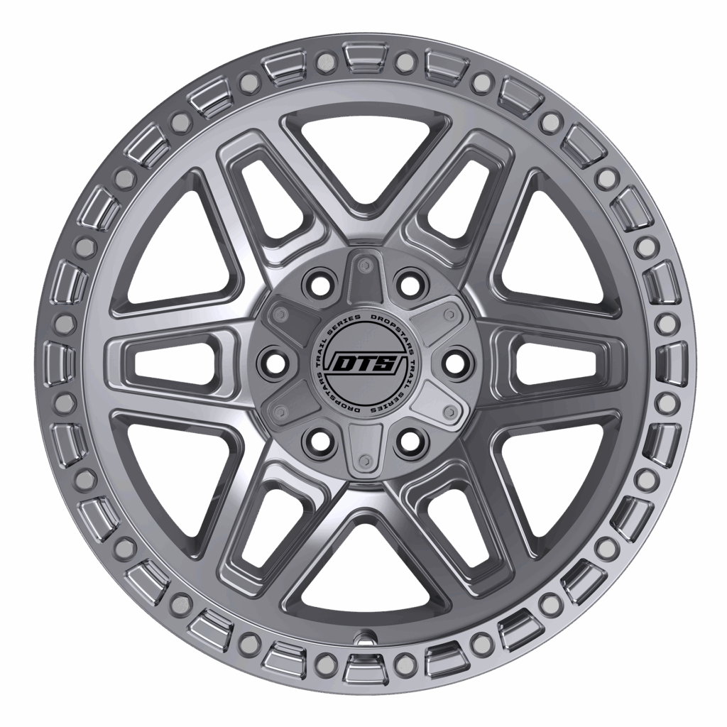 DROPSTAR TRAIL SERIES 602MS WHEELS 6X5.5(139.7) & 6X135 - MACHINED SILVER
