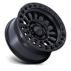 KMC IMS 18x9 Matte Black with Gloss Black Lip Wheel - 5x127 Bolt Pattern +18 Offset
