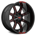 20X10 MOTO METAL MO970 WHEELS 5X5.5(139.7) & 5X5(127), -24 Offset - Set of 5
