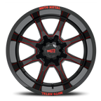 20X10 MOTO METAL MO970 WHEELS 5X5.5(139.7) & 5X5(127), -24 Offset - Set of 5