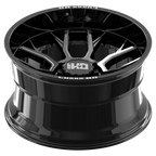 LUXXX LHD39 WHEELS 8X170 - GLOSS BLACK & MILLED