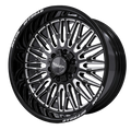 RECON OFFROAD RCO21 GLOSS BLACK MILLED WITH 6X135 & 6X5.5 BOLT PATTERN