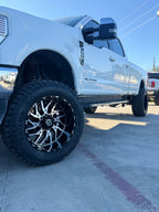 TIS 544MB OFF-ROAD WHEELS WITH 8X180 BOLT PATTERN - GLOSS BLACK & MACHINED FACE
