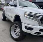 22X12 TIS 544BSM OFF-ROAD WHEELS WITH 8X170 BOLT PATTERN AND -44 OFFSET - SILVER BRUSHED