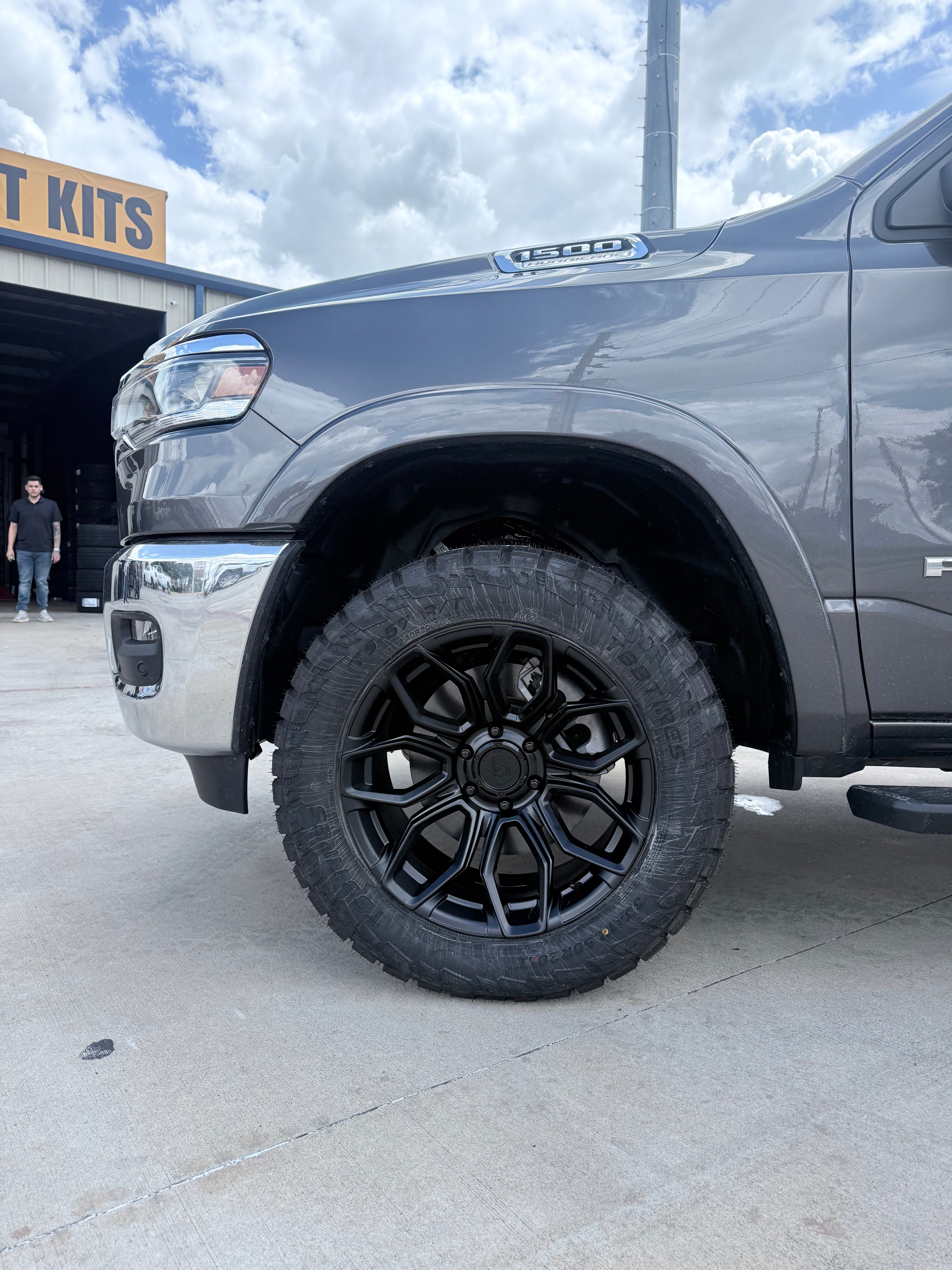 2019 - 2027 RAM 1500 WITH 20X10 ARENA OFF-ROAD WHEELS AND 33X12.50R20 RT TIRES - GALLERY