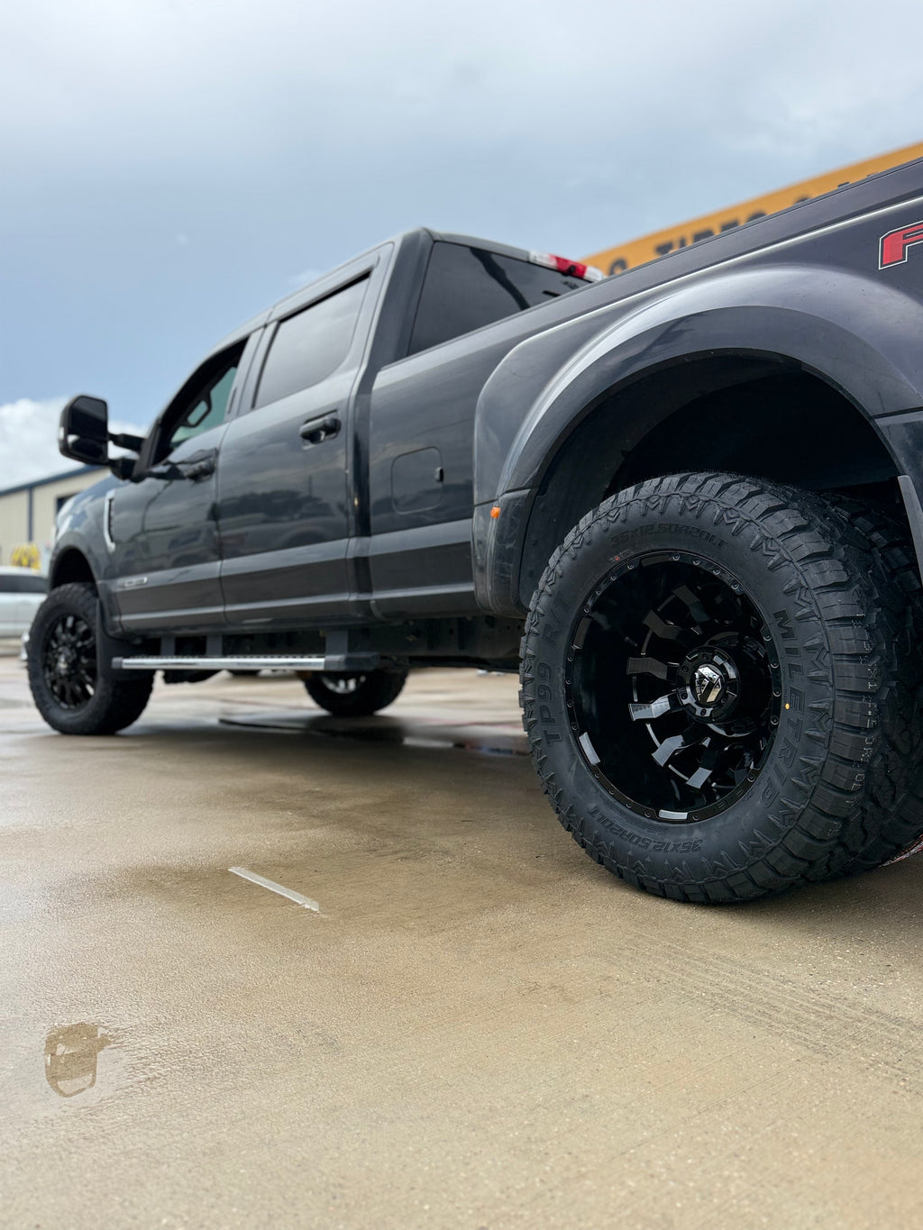 2009 - 2027 FORD F-350 DUALLY WITH 20X8.25 FUEL BLITZ OFF-ROAD WHEELS AND 35X12.50R20 RT TIRES - GALLERY