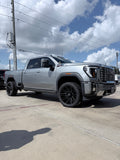 2019 - 2027 GMC SIERRA 2500 WITH 22X10 MOTO METAL MO998 KRAKEN WHEEL OFF-ROAD WHEELS AND 33X12.50R22 RT TIRES - GALLERY