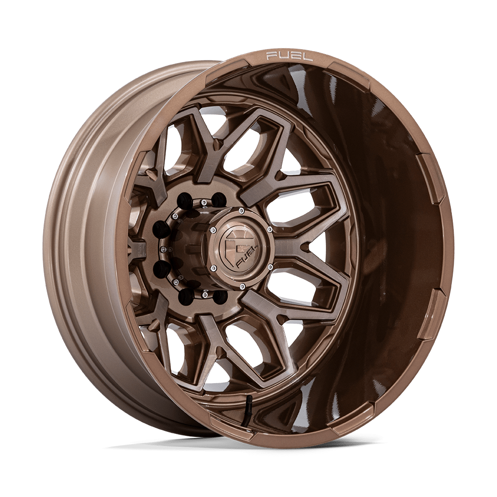 FUEL FLUX D876 DUALLY WHEELS 8X200 - PLATINUM BRONZE