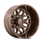 FUEL FLUX D876 DUALLY WHEELS 8X200 - PLATINUM BRONZE