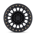 KMC KM239 Impact Beadlock 17x9 Matte Black Wheels with 6x135 Bolt Pattern and +25 Offset