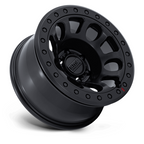 KMC E25 Beadlock 17x9 Inch Wheel with Blackout Finish and -12 Offset