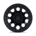 KMC KM241 E25 Beadlock Wheel 17x9 Inches 6x135 Bolt Pattern, +1 Offset, 87.10mm Center Bore, Black-Out Finish