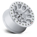 KMC KM241 E25 Beadlock 17x9 Inch Wheel - Machined Finish, 5x127 Bolt Pattern, -12 Offset