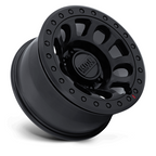 KMC E25 Beadlock 17x9 Blackout Wheel with -38 Offset and 8x165.1 Bolt Pattern