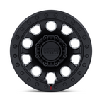 KMC E25 Beadlock 17x9 Blackout Wheel with -38 Offset and 8x165.1 Bolt Pattern