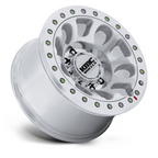 KMC KM241 E25 Beadlock 17x9 Wheel with Machined Finish and 8x165.1 Bolt Pattern