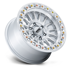 KMC IMS 18x9 Inch Alloy Wheel with 6x139.7 Bolt Pattern and Machined Silver Finish