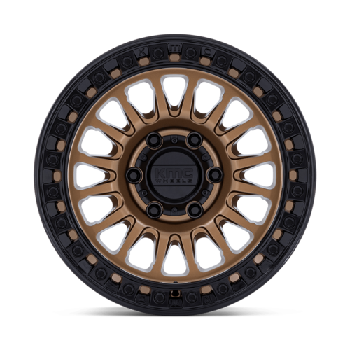 KMC IMS 17x8.5 Matte Bronze with Gloss Black Lip Wheel - 6x135 Bolt Pattern, -10 Offset, 87.10 Center Bore